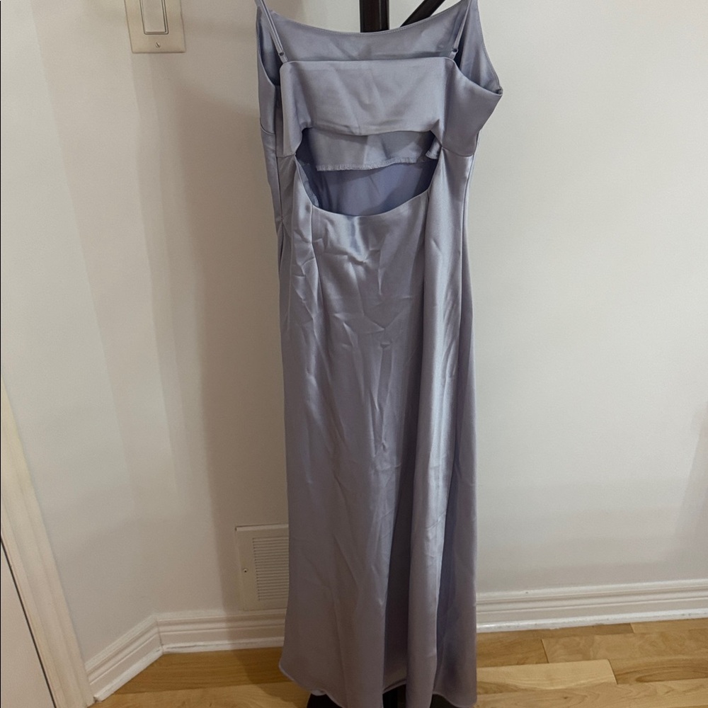 Dynamite Soft blue Satin Dress